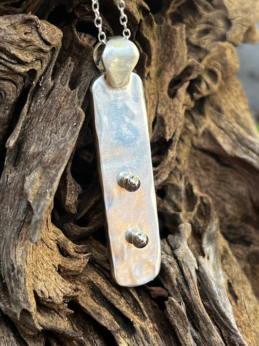 The Bar - Original Piercing Pendant © - Sterling Silver