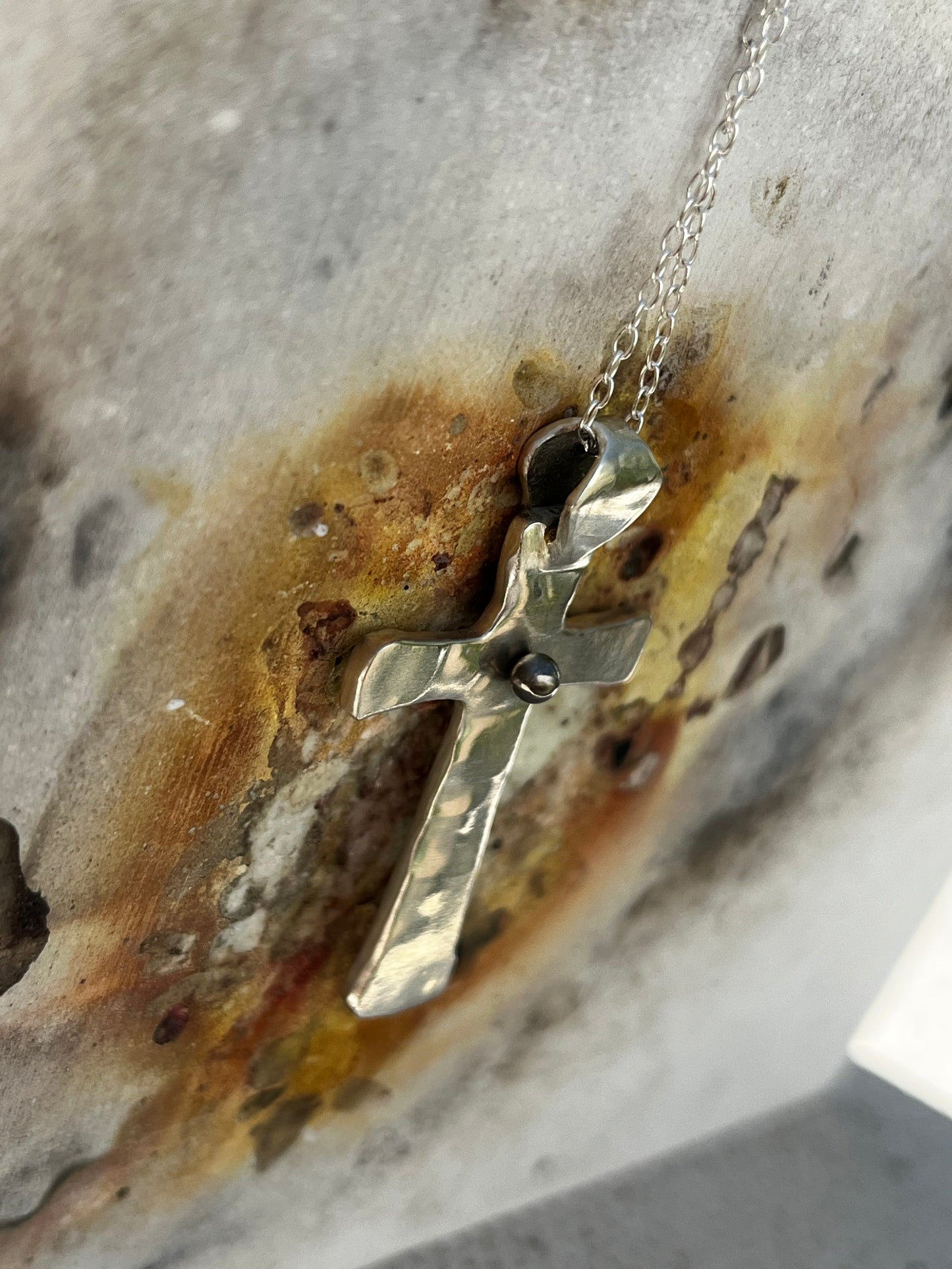 The Cross - Original Piercing Pendant © - Sterling Silver