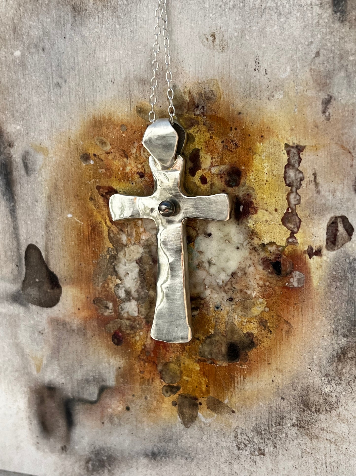 The Cross - Original Piercing Pendant © - Sterling Silver