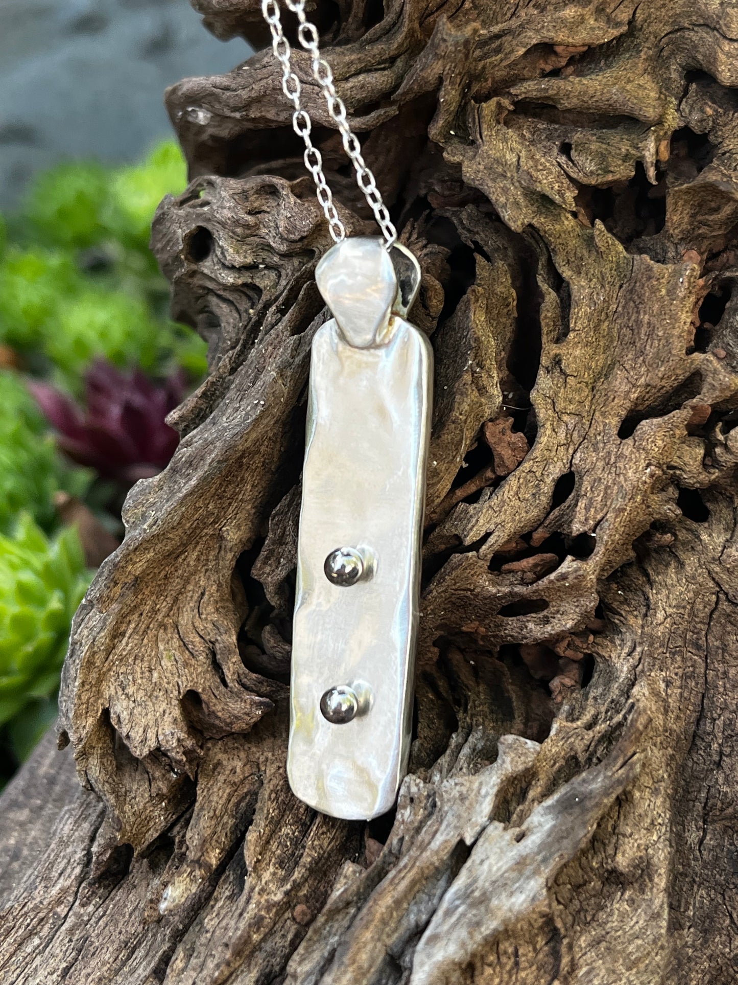 The Bar - Original Piercing Pendant © - Sterling Silver