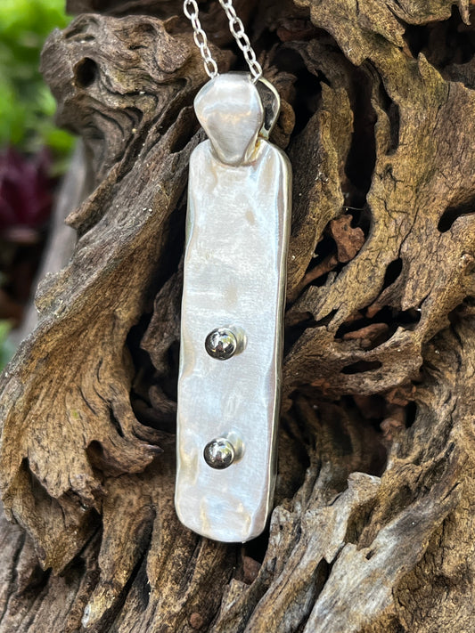 The Bar - Original Piercing Pendant © - Sterling Silver