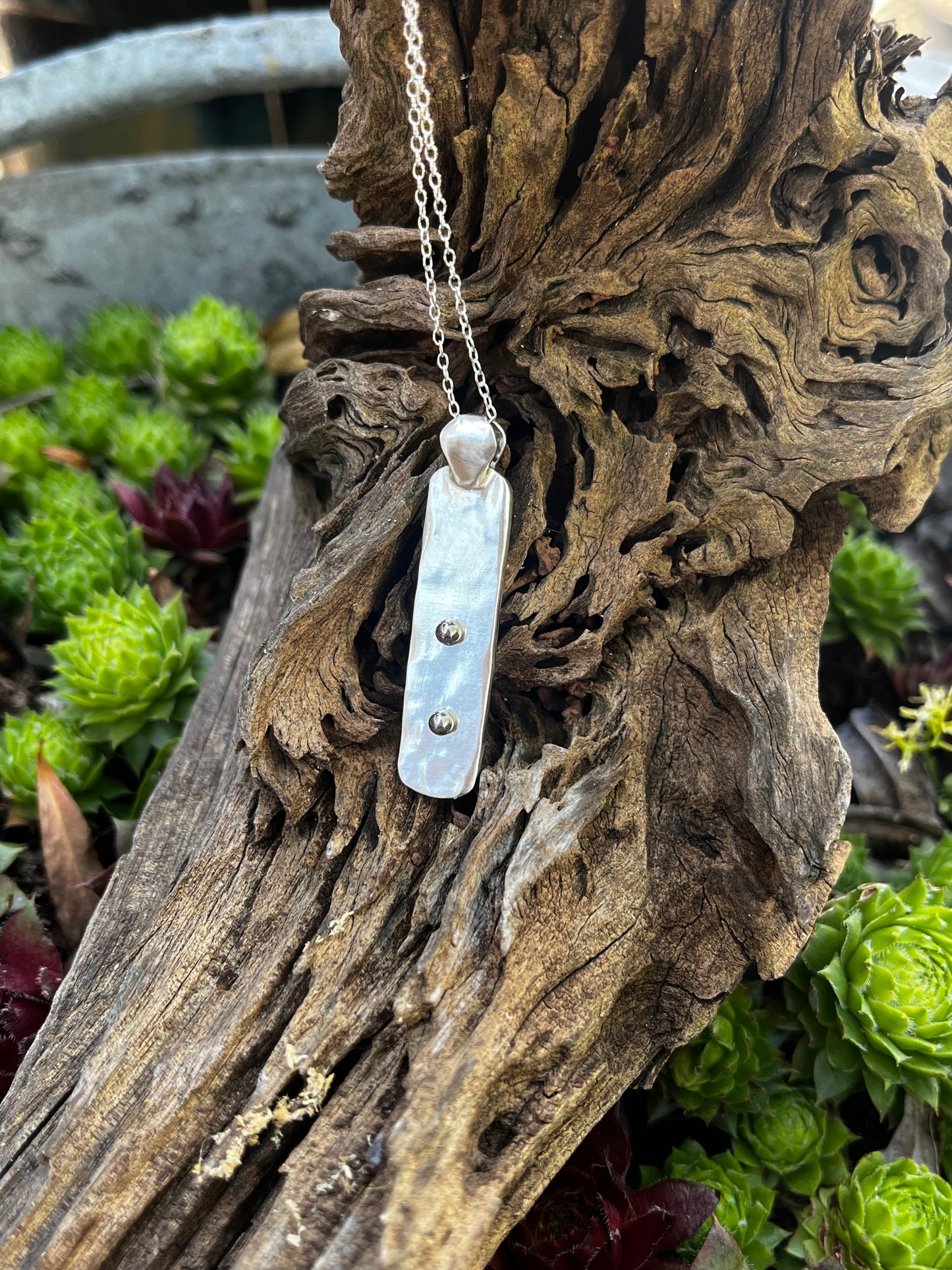 The Bar - Original Piercing Pendant © - Sterling Silver