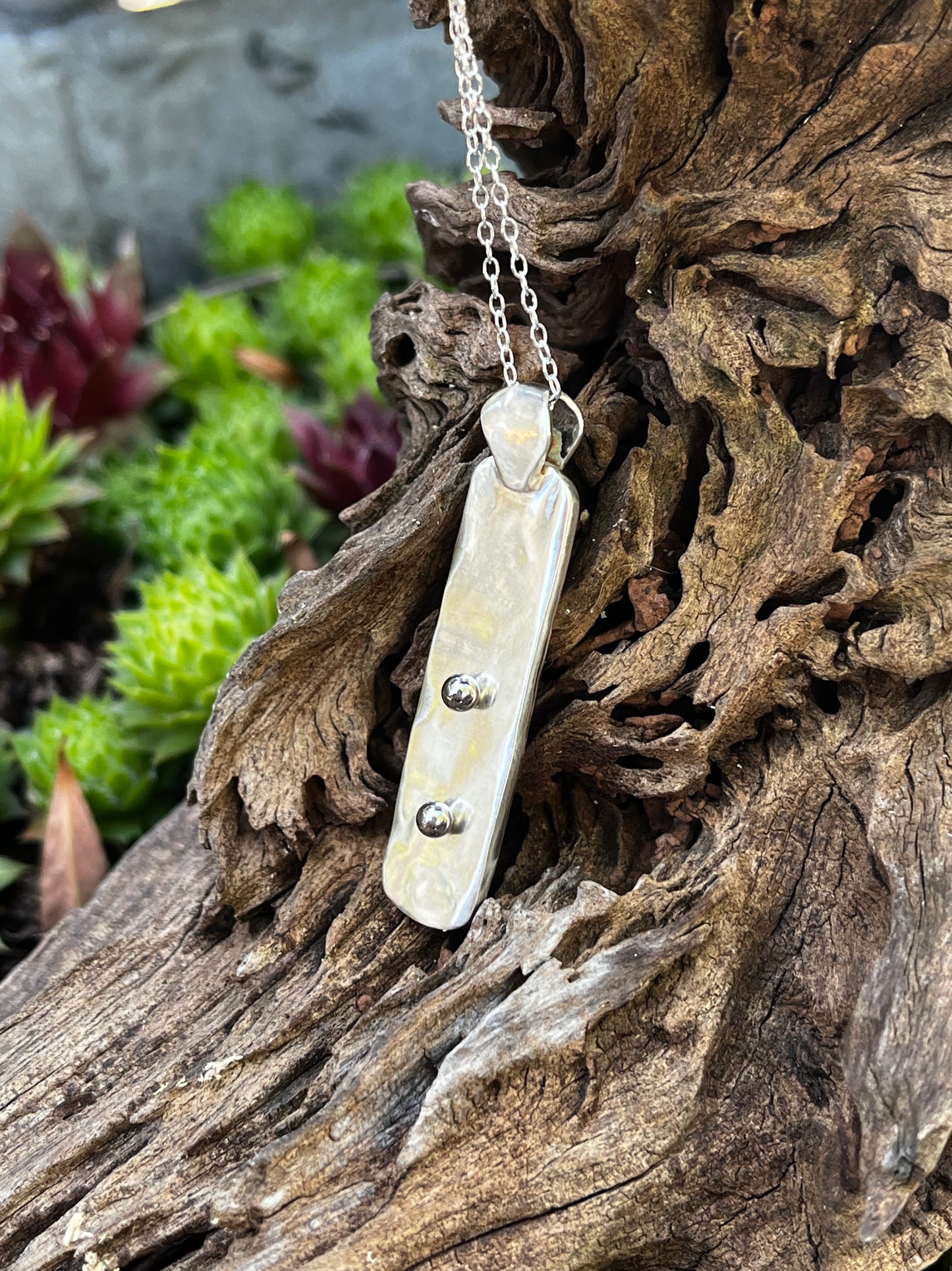 The Bar - Original Piercing Pendant © - Sterling Silver